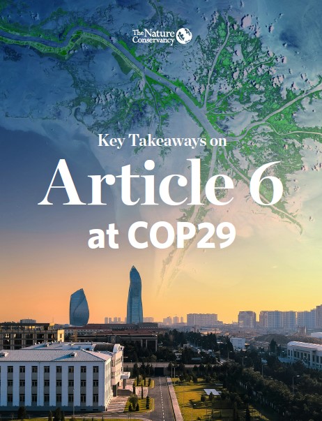 A compound image. Above the picture of a river taken from high above. Below a cityscape featuring tall buildings at dusk.